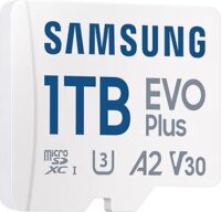 Samsung 1TB MB-MC1T0SA/EU EVO Plus microSDXC UHS-1 CL10 Memóriakártya + SD Adapter
