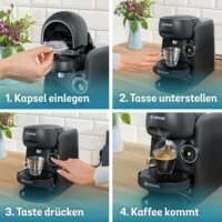 Bosch TAS162E Tassimo Finesse kapszulás kávéfőző - Fekete