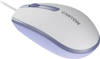 Canyon CMS10WL Vezetékes Egér - Fehér / Levendula