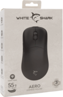 White Shark Aero 5015 Wireless Gaming Egér - Fekete