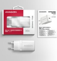 Axagon ACU-PD USB-C Hálózati töltő - Fehér (30W)
