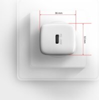 Axagon ACU-PD USB-C Hálózati töltő - Fehér (20W)