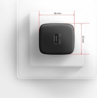 Axagon ACU-PD USB-C Hálózati töltő - Fekete (20W)