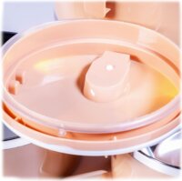 TOO KT-408 P Műanyag Ételtároló Készlet 0,7L (4 db) - Rózsaszín