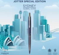 Parker Jotter SE Sydney Nyomógombos golyóstoll (Kék tinta / M) - Kék