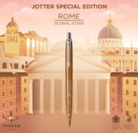 Parker Jotter SE Rome Nyomógombos golyóstoll (Kék tinta / M) - Arany