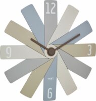 TFA 60.3020.30 Clock in the box Design Fali Óra 40cm - Barna/Szürke