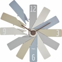 TFA 60.3020.30 Clock in the box Design Fali Óra 40cm - Barna/Szürke