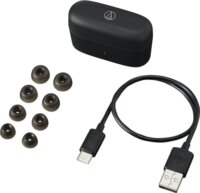Audio-Technica ATH-CKS30TW+BK ANC Bluetooth Fülhallgató Headset - Fekete