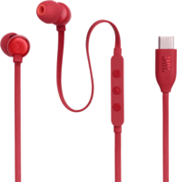 JBL Tune 310C USB Type-C In-Ear Fülhallgató Vezetékes Headset - Piros