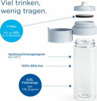 Brita Fill & Go Vital Vízszűrő kulacs 0,6L Kék + 2db MicroDisc filter