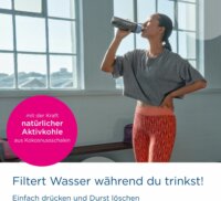 Brita Fill & Go Active Vízszűrő kulacs 0,6L Kék + 2db MicroDisc filter