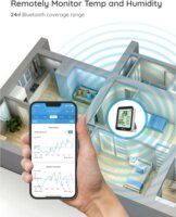 Govee H5075001 Bluetooth Okos hőmérő és páratartalom mérő
