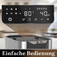 Acopino Venezia Automata Kávéfőző - Pezsgő/Fekete