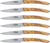 Jean Dubost Laguiole Messer - Olajfa 6 darabos Konyhakés készlet