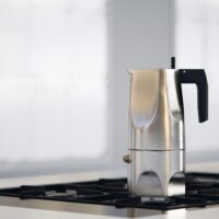 Alessi MT18/3 Mokka Espresso 3 személyes kotyogós kávéfőző 150ml - Ezüst