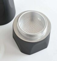 Alessi MT18/3 B Mokka Espresso 3 személyes kotyogós kávéfőző 150ml - Fekete