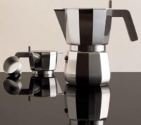 Alessi DC06/6 Mokka Espresso 6 személyes kotyogós kávéfőző 300ml - Ezüst