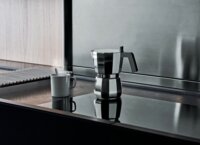 Alessi DC06/6 Mokka Espresso 6 személyes kotyogós kávéfőző 300ml - Ezüst