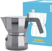 Alessi DC06/1 Mokka Espresso 1 személyes kotyogós kávéfőző 70ml - Ezüst
