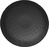 Alessi CR01/37 B Joy No. 1 Rozsdamentes Acél Tálaló Edény 37cm - Fekete