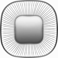 Alessi 845 Drahtkorb Rozsdamentes Acél Gyümölcskosár 23cm