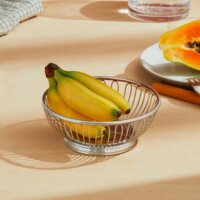 Alessi 826/24 Drahtkorb Rozsdamentes Acél Gyümölcskosár 24cm