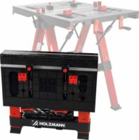 Holzmann WST100SOLID Munkapad beépített Satuval 820 x 630 mm - Fekete / Piros