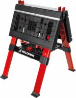 Holzmann WST100SOLID Munkapad beépített Satuval 820 x 630 mm - Fekete / Piros