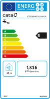 Cata CTRS-80 REV SLIM Elektromos Forróvíztároló Bojler 80 Liter