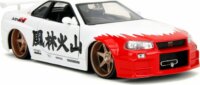 Jada Street Fighter Ryu Nissan Skyline GTR fém autó modell 1:24