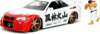Jada Street Fighter Ryu Nissan Skyline GTR fém autó modell 1:24