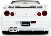 Jada Street Fighter Ryu Nissan Skyline GTR fém autó modell 1:24