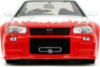 Jada Street Fighter Ryu Nissan Skyline GTR fém autó modell 1:24