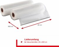 Solis S0108 Vac Rolls Vákuum csomagoló tekercs 20cm x 60m 2db