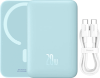 Baseus P10059002313-00 Powerbank 6000mAh 20W (1.5-3A / 5V) - Kék