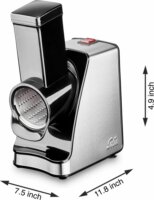Solis Slice & More 8401 Konyhai Aprítógép 350 Watt - Ezüst / Fekete