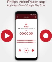 Philips DVT 6115 Voice Tracer Audio Recorder Diktafon 8GB - Szürke