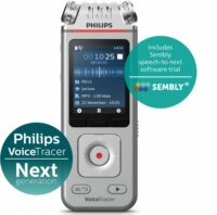 Philips DVT 4115 Voice Tracer Audio Recorder Diktafon 8GB - Ezüst