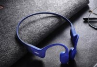 Shokz OpenRun Bluetooth USB-C Csontrezgéses Sport Fejhallgató Headset - Kék