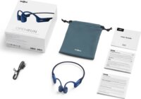 Shokz OpenRun Bluetooth USB-C Csontrezgéses Sport Fejhallgató Headset - Kék