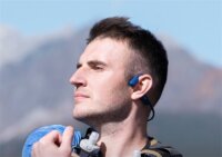 Shokz OpenRun Bluetooth USB-C Csontrezgéses Sport Fejhallgató Headset - Kék