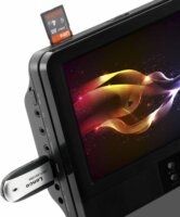 Lenco MES-415 Hordozható DVD lejátszó 2 darabos Autós készlet Fülhallgatóval