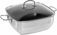 Fissler Secural Rozsdamentes Acél Sütőtál üvegfedővel 28cm 6,5L - Ezüst