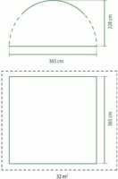 Coleman 2000025127 Event Shelter L Pavilon (3,65m x 3,65m)
