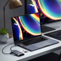 Satechi ST-U4MA3M Type-C HUB - Szürke