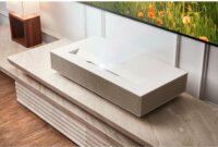 LG CineBeam HU915QE 4K DLP UST Ultra rövid távolságú Projektor Beépített hangszóróval