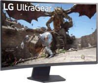 LG 31,5" 32GS60QC QHD VA Ívelt Monitor - Fekete