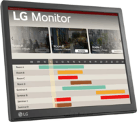 LG 17" 17BR30T-B HD TN Touch Monitor - Fekete