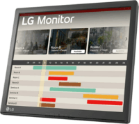 LG 17" 17BR30T-B HD TN Touch Monitor - Fekete